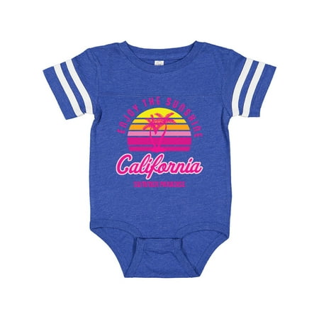

Inktastic Enjoy The Sunshine California Summer Paradise Gift Baby Boy or Baby Girl Bodysuit