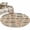 Brown, variant on Ocean Fishes Round Area Rug 4Ft Washable Circle Rugs for Bedroom Dining Room, Retro Tropical Coastal Animal Brown Non-Slip Carpet Floor Mats Indoor Outdoor Carpet Runner Aesthetic Home Decor