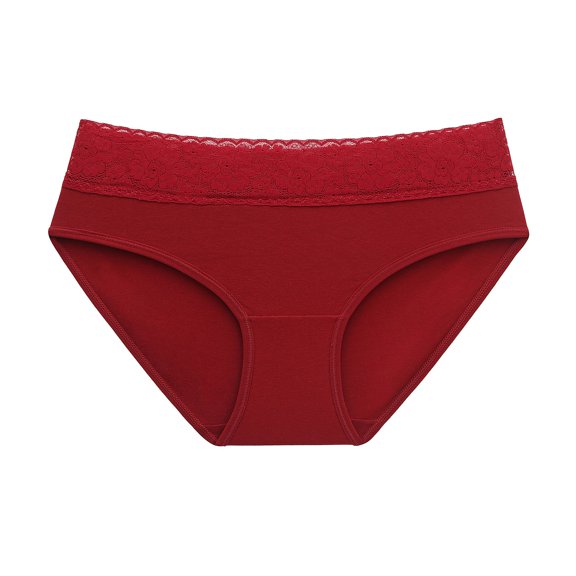 LEEy-world Underwear Women Womens Lace Underwear No Show Bikini Panties Ladies Hipster Stretch Underpants Silky Tactile,RD1