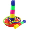 thumbnail image 3 of 18" Colorful Plastic Sport Ring Toss Game Set for Kids, 3 of 4