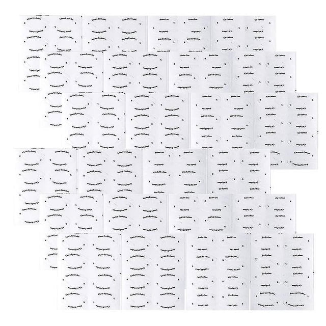 Kit de 24 plantillas de delineador de ojos, pegatinas de plantilla de maquillaje de ojos, tarjetas de plantilla de delineador de ojos no tejidas, herramientas para dar forma al delineador de