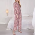 thumbnail image 3 of Daiia Cute Love for Women's Long-Sleeved Pajama Set – Soft & Comfortable Sleepwear Button-Up Pajamas Cozy Lounge Wear-X-Large, 3 of 7