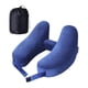 thumbnail image 3 of Almohada cervical de viaje con soporte cervical para coche, avión y funda desmontable. Azul marino, 3 of 9