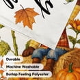 thumbnail image 7 of Sm:)e Fall Garden Flag 12x18 Inch Double Sided - Seasonal Decorative Flag Rustic Autumn Outdoor Yard Decor, Sunflower Maple Leaves and Scarecrow, 7 of 7