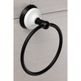 thumbnail image 2 of Kingston Brass BA1114MB Victorian Towel Ring, Matte Black, 2 of 3