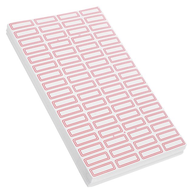 CATIEBYE Multipurpose Red Self Adhesive Labels for Labeling Mailing and Storage Applications