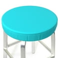 thumbnail image 3 of Kll Aqua Round Bar Chair Cushion Cover 14 Inch,Bar Stool Protector With Elastic, Soft Washable, 3 of 7