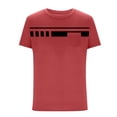 thumbnail image 6 of WAENQINLA Vintage Graphic Tees Men Big and Tall Summer Casual T Shirts Short Sleeve Crew Neck Athletic Basic Tops with Pocket Red XL, 6 of 6