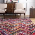 thumbnail image 5 of nuLOOM Zenia Chevron Area Rug, 4' 1" x 6', Zenia Multicolor, 5 of 6