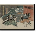 thumbnail image 2 of Historic Framed Print, [Japanese Ukiyo-e print] - 1037, 17-7/8" x 21-7/8", 2 of 9