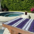 thumbnail image 3 of Manta tejida mexicana de Blanket Del Mex, 190 x 127 cm, color morado, 3 of 7