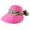 Magenta, variant on Women Large Brim 2 in 1 Convertible Sun Visor Hat with Neck Flap, UPF UV Quick Dry Breathable 360 Protection Hat for Outdoor Sports
