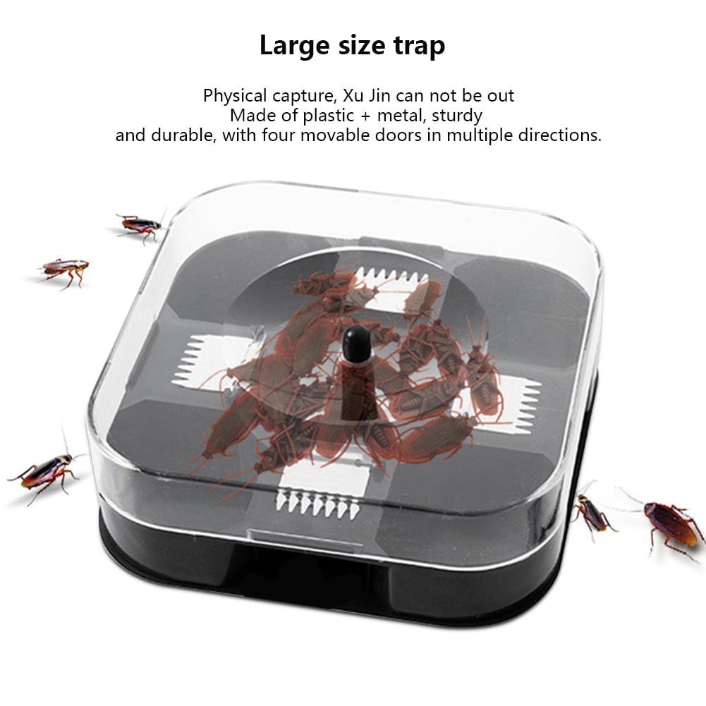 Anti Cockroach Box Killer Catcher Trap Bug Bait Insect Roach Reusable Repel Tu 