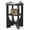 Charcoal Gray, variant on VASAGLE Side Table, 2 Tier Small Accent End Table, Nightstand with Lower Shelf for Small Spaces, Living Room, Bedroom, Honey Brown