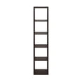 thumbnail image 2 of Pemberly Row Open Back Decorative Verticle Cube Storage Organizer in Dark Oak, 2 of 6