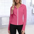thumbnail image 2 of Gamivast Plus Size Womens UV Protection Shirts Slim Fit Breathable Lightweight Soft Long Sleeve Sun Shirt Crew Neck UPF 50 Long Sleeve Thumb Holes Running Wear, 2 of 7