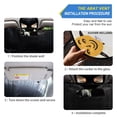 thumbnail image 3 of Sun Faces Automotive Front Car Windshield Sun Shade Reflector Foldable for Front Fit for Cars Truck SUVs, 3 of 8