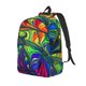 thumbnail image 1 of Easygdp Pride Rainbow Mochila de Lona Resistente para Laptop, Compatible con Laptops de 15 a 17 pulgadas, Ideal para Escuela, Trabajo y Viajes-Medium, 1 of 5