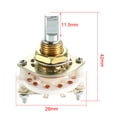 thumbnail image 2 of Interruptor rotativo seleccionable de 1 polo y 6 posiciones 1 deck con perilla, 2 of 4
