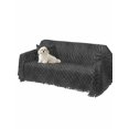 thumbnail image 2 of Animal Print Couch Cover Sofa Covers 3 Cushion Sectional Couch, Minimalist Vintage Animal Leather Black Washable Sofa Covers Slipcover Sectional Sofa Cover, Furniture Protector 71"x150", 2 of 9