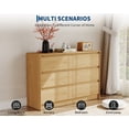 thumbnail image 5 of Garvee 47" Wide 6 Drawer Double Dresser for Bedroom, Modern Wood Chest of Drawers, Storage Organizer Cabinet for Living Room, Hallway, Entryway, Natural, 5 of 10