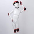 thumbnail image 4 of 7 Uds equipo de protección conjunto de casco ajustable rodillera protector de muñeca conjunto de coderas para niños Scooter monopatín patinaje rojo talla única, 4 of 5