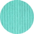 thumbnail image 1 of Ahgly Company Indoor Round Abstract Turquoise Blue Contemporary Area Rugs, 4' Round, 1 of 4