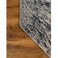 thumbnail image 6 of Unique Loom Oasis Collection Area Rug - Wave (6' Octagon Gray/Ivory), 6 of 7