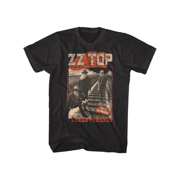 T Shirt ZZ Top Tres Hombres Men's Iconic ZZ Top Train & Tres Hombres Album Tee