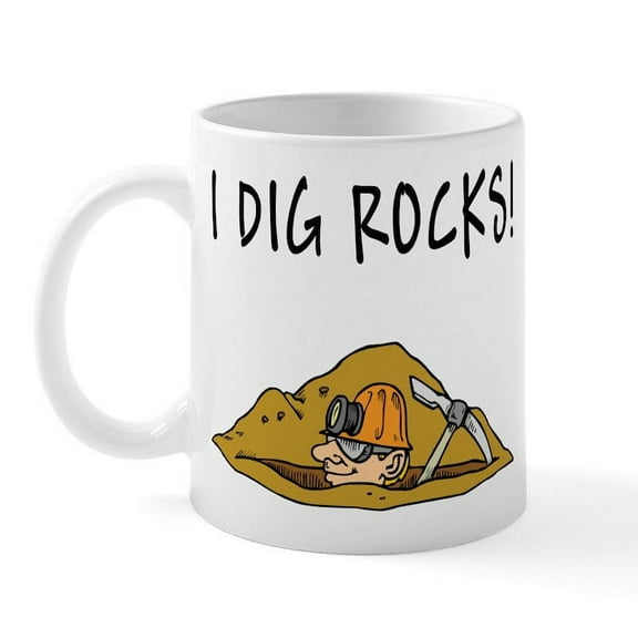 CafePress - Rockhound Mug - 11 oz Ceramic Mug - Novelty Coffee Tea Cup