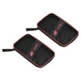thumbnail image 1 of Funda para palas de ping pong Uxcell 10.8" x 7" Funda para raquetas de tenis de mesa, bolsa de contenedor de cubierta suave, paquete de 2, 1 of 6