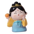 thumbnail image 5 of Tongina Cute Girl Figurine Small Figure Chinese Tang Collectible Car Dashboard Decoration for Bedroom Home Housewarming D, 5 of 8