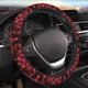thumbnail image 5 of Fotbe Red Line Funda para Volante Universal de 15 pulgadas, Accesorios para Auto para Hombre y Mujer, Protector de Volante Cómodo para SUV y Sedán, 5 of 6
