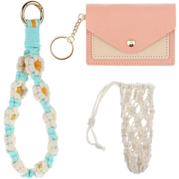 WORGEOUS  Credit Card Holder for Women Keychain Wallet Set Miss