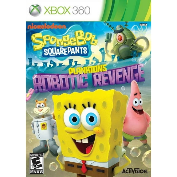 Restored Spongebob Squarepants: Plankton's Robotic Revenge | Xbox 360 (Refurbished)