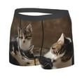 thumbnail image 2 of Bingfone Cat Family Men'S Underwear - Casual Stretch Boxer Briefs-Large, 2 of 9
