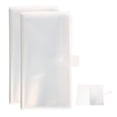 thumbnail image 1 of GOOHOCHY 2Pcs Transparent Loose Leaf Tickets Storage Holder Plastic Material for Theatre Lovers, 1 of 6