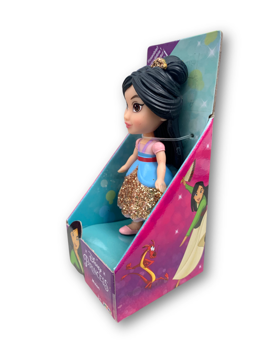 Disney Princess 2021 Mini Poseable Miniature 3.5 inch Toddler Doll Figure Mulan