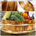 thumbnail image 4 of Japanese Sushi Bucket Rice Storage Bucket Sushi Serving Bucket for Restaurant, 4 of 8