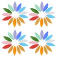thumbnail image 1 of unbranded 28Ud Accesorio De Vidrio En Forma De Hoja Para Manualidades Y Arte Color Surtido, 1 of 5