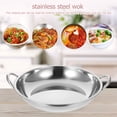 thumbnail image 4 of Stock Pot Stainless Steel Griddle Everyday Wok Soup Cooker Ramen Little Individual, 4 of 6