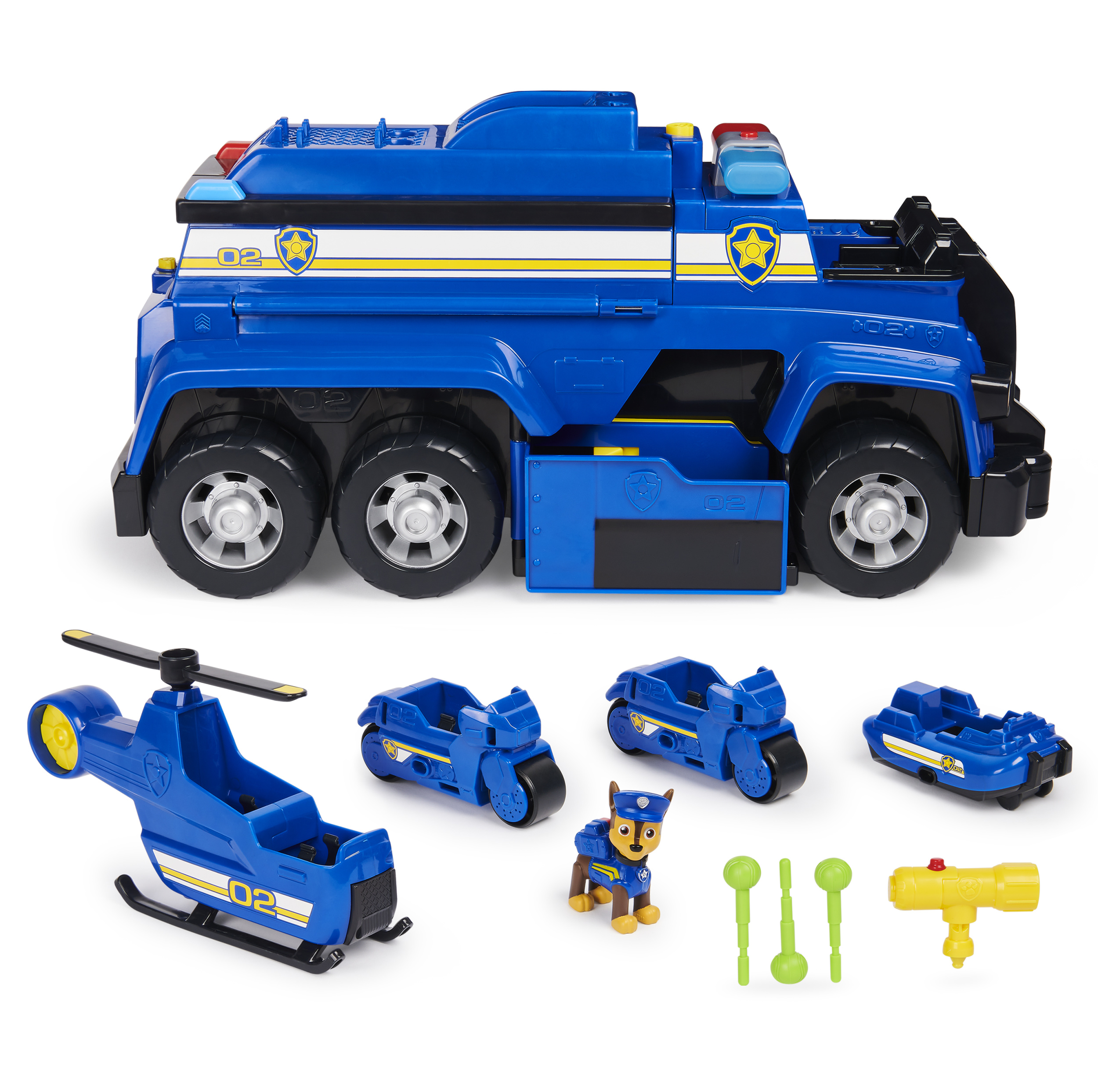 paw patrol vehicles by number