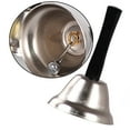 thumbnail image 3 of Klingende Handglocke – Laute Metall-Handglocke zum Aufrufen von Aufmerksamkeit und Hilfe, Weihnachtsklingeln Zhivalor CWY-0725, 3 of 5