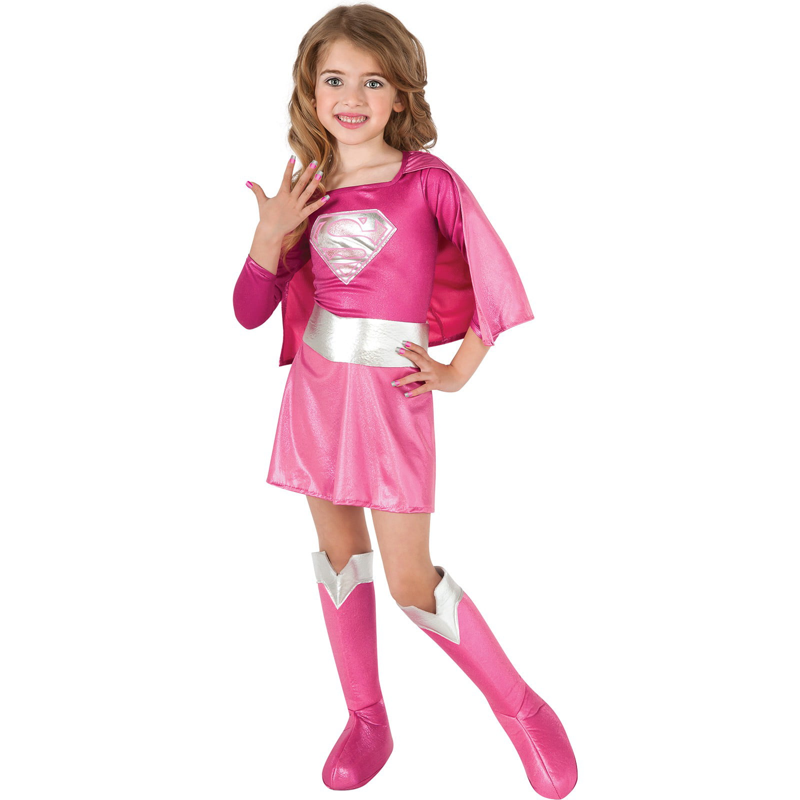 Pink Supergirl Child Costume - Walmart.com