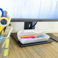 thumbnail image 3 of BAZIC Plastic Pencil Case 8" Storage Box, Clear Color, Translucent Organizer, 4-Pack, 3 of 7