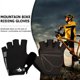 thumbnail image 5 of Deportes antideslizantes guantes transpirables medio dedo mujeres hombres MTB carretera bicicleta montar FLhrweasw Nuevo, 5 of 7