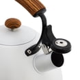 thumbnail image 6 of MegaChef 3.2 Quart Whistling Tea Kettle with Wood Grain Nylon Cool Touch Handle, Matte, 6 of 7