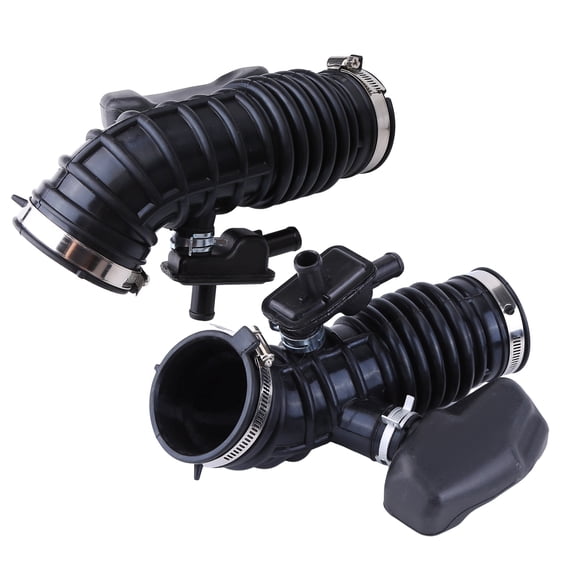 Guwzn 2Pcs Air Cleaner Intake Tube Hose with Clamps Driver/ Passenger Side Compatible for Fx35 2009-2012