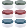 thumbnail image 1 of 6pcs Portable Salad Dressing Container Small Condiment Container Sauce Cups, 1 of 7