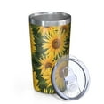 thumbnail image 2 of Sunflower 10oz Tumblers Stainless Steel Tumbler with Lid and Straw,Vacuum Insulated Double Wall Travel Tumbler Cups with Cleaning Brush for Coffee, Tea, 2 of 4